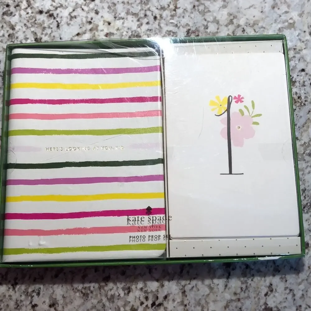 Kate spade 1-12month baby first year photo prop set baby Girl NWT